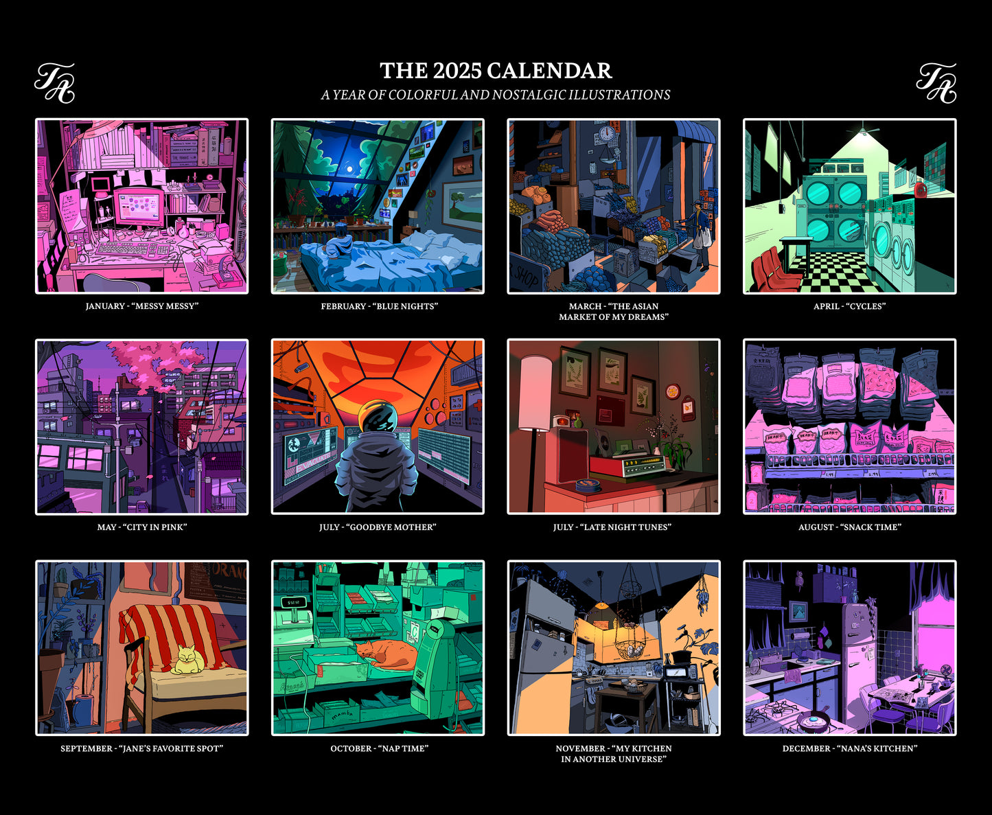 2025 Calendar - DIGITAL DOWNLOAD