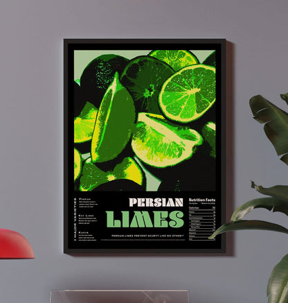 Persian Limes Poster