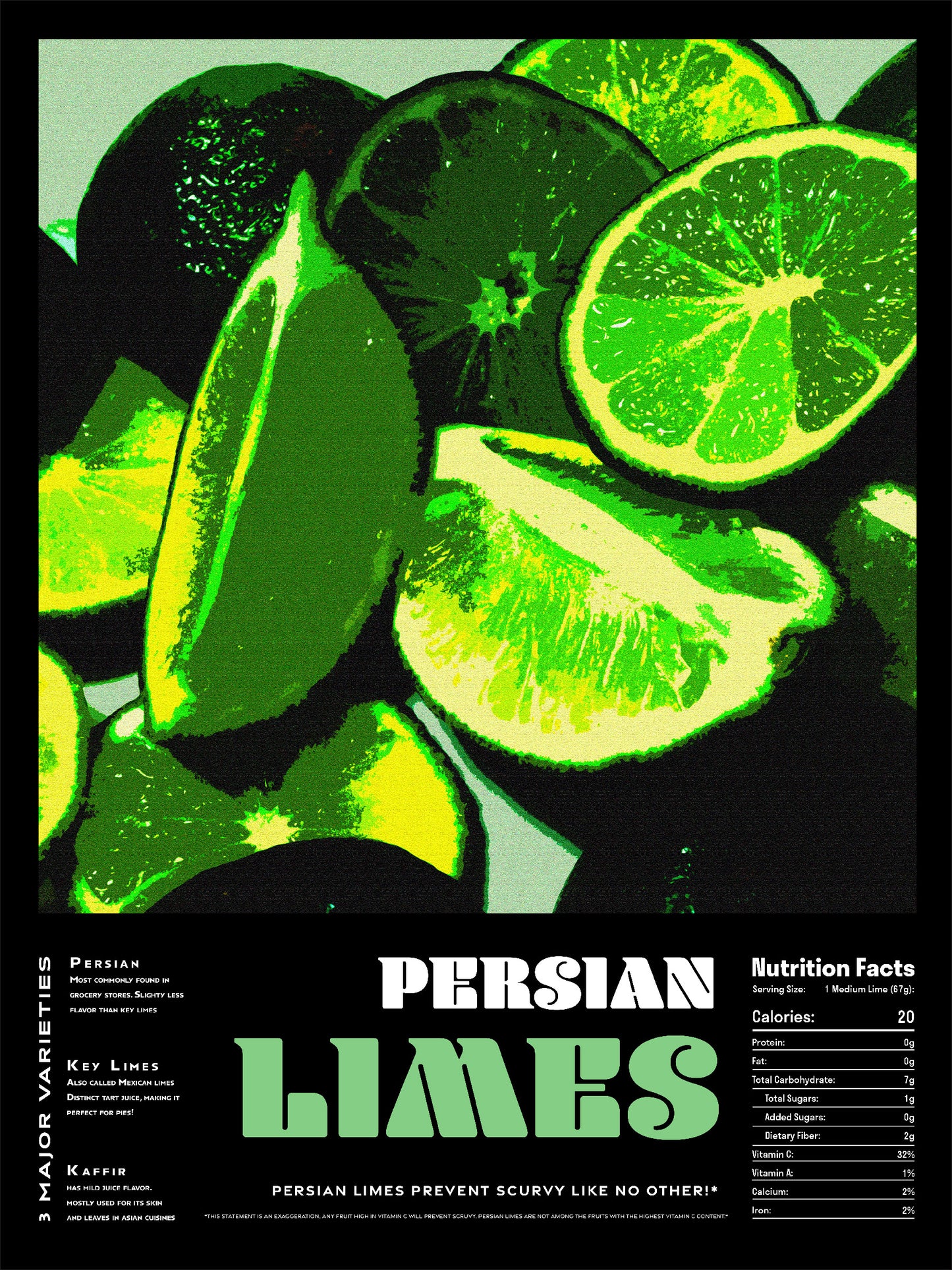 Persian Limes Poster